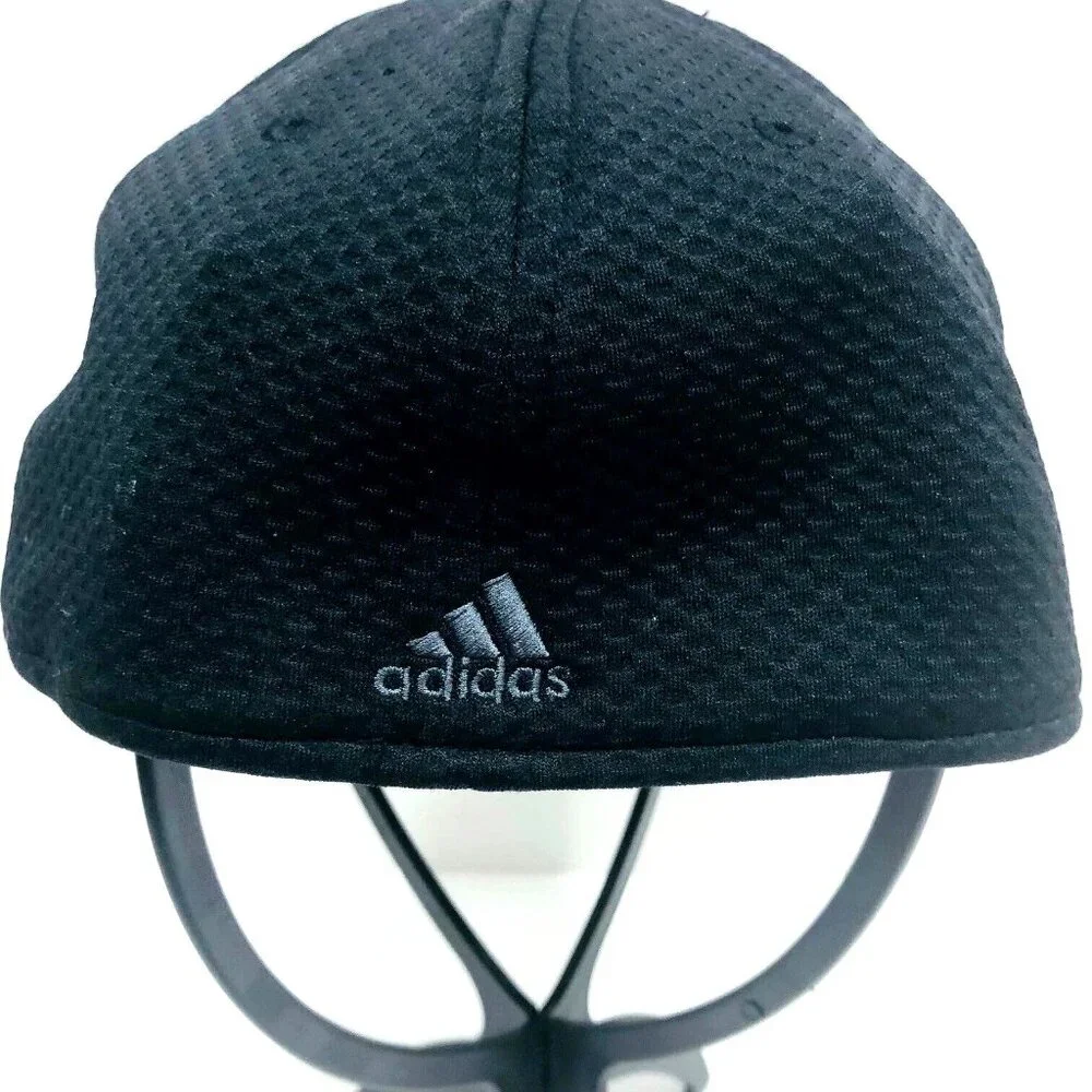 Adidas Aeroready Baseball Cap Black Honeycomb Weave S/M Moisture Wick Athleisure